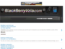 Tablet Screenshot of blackberryvzla.com